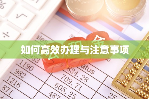 黄石如何高效办理与注意事项