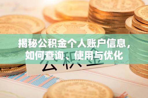 黄石揭秘公积金个人账户信息，如何查询、使用与优化