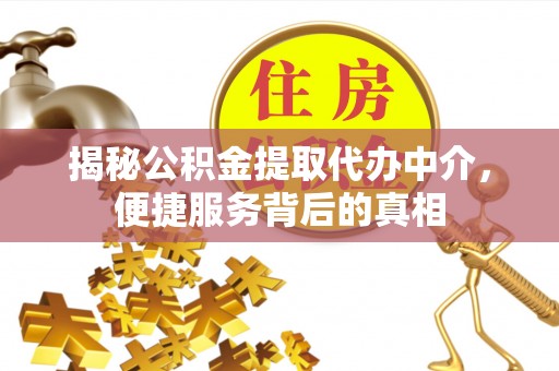 黄石揭秘公积金提取代办中介，便捷服务背后的真相