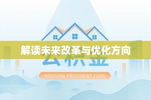 黄石解读未来改革与优化方向