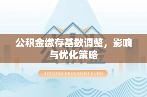黄石公积金缴存基数调整，影响与优化策略