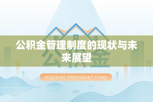 黄石公积金管理制度的现状与未来展望